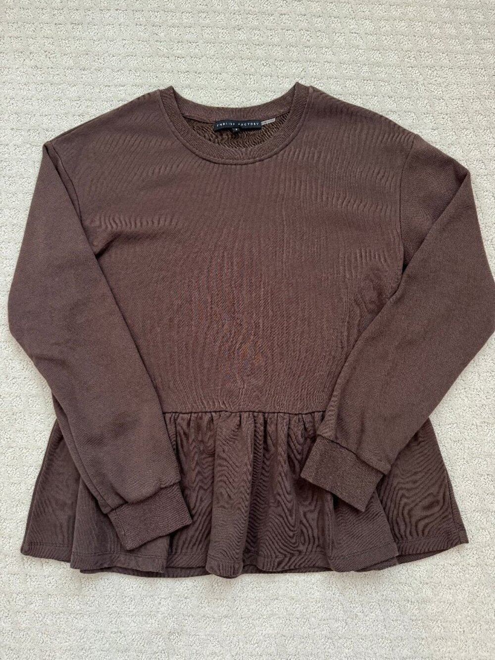 English Factory peplum top